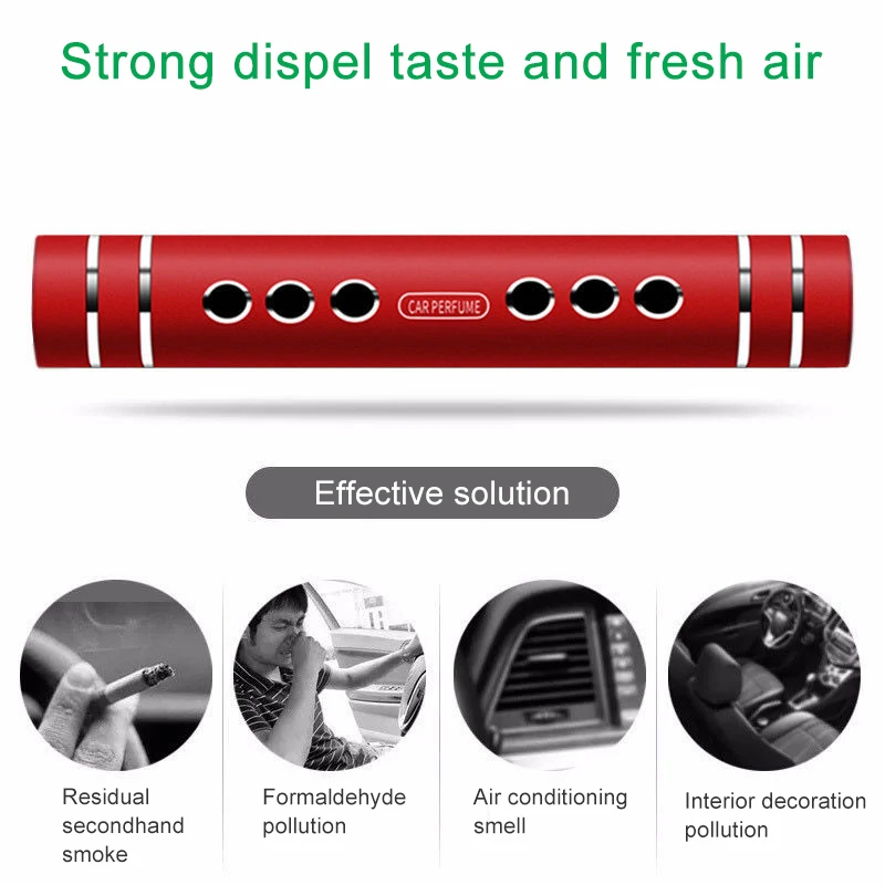 Car Air Freshener Auto Outlet Perfume Vent Auto Interior Accessories Solid Perfume Car Aroma Diffuser Aromatherapy Stick