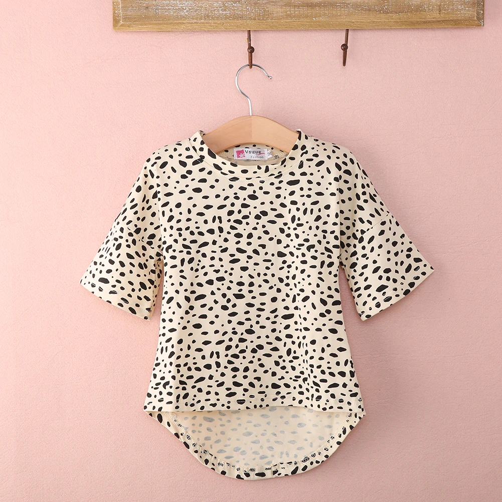 Pudcoco Toddler Kid Baby Girl Leopard Print Dress 0-5Y Clothes Tops Dress Party Dress One-Pieces Clothes