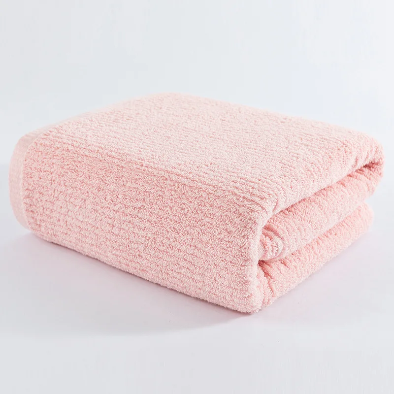 Japan Walf checkes банное полотенце хлопок Супер Абсорбирующая мочалка ткань для бега Toalha пляжное полотенце детское одеяло - Цвет: solid color pink
