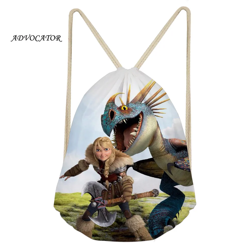 ADVOCATOR Dragon Master, 3D дизайн, мужская сумка на шнурке, студенческий рюкзак, посылка для хранения, спортивная сумка, карман для логотипа на заказ - Цвет: as picture