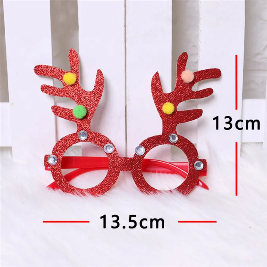 Christmas cartoon glasses decoration Christmas decoration adult children cartoon party glasses frame rich atmosphere 30A15 (1)