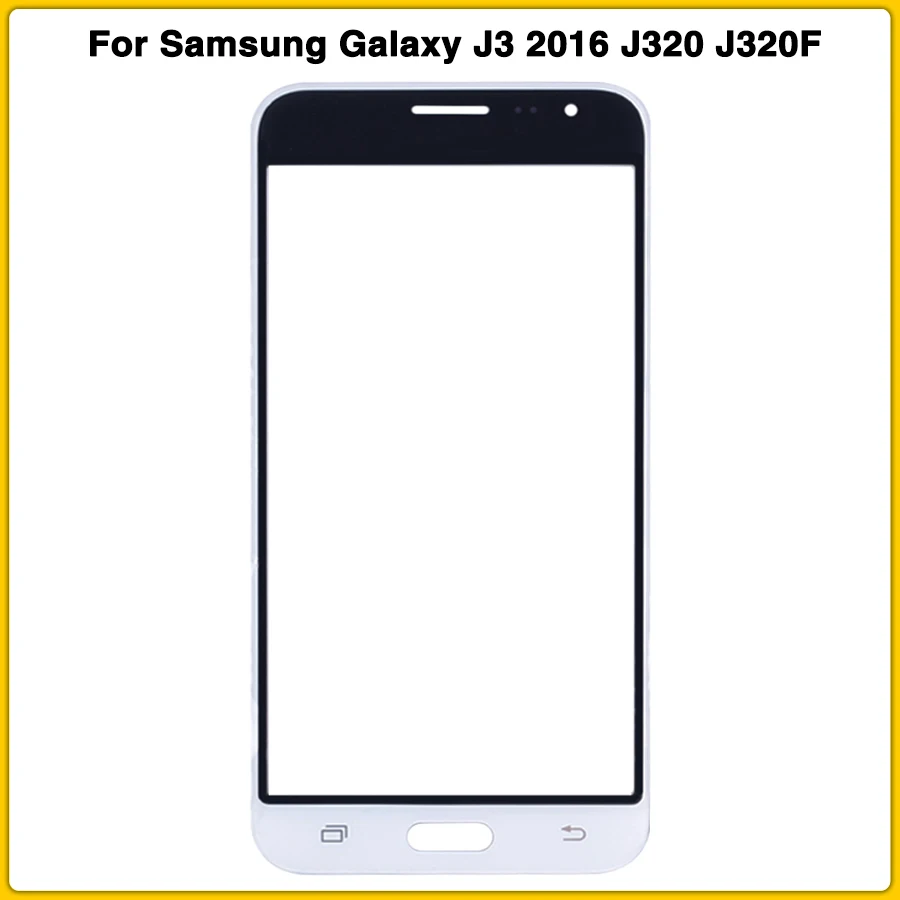 Новое ЖК-переднее стекло для samsung Galaxy J3 J320 J320F J320M J320H J320FN дисплей дигитайзер сенсор внешнее стекло сенсорный экран