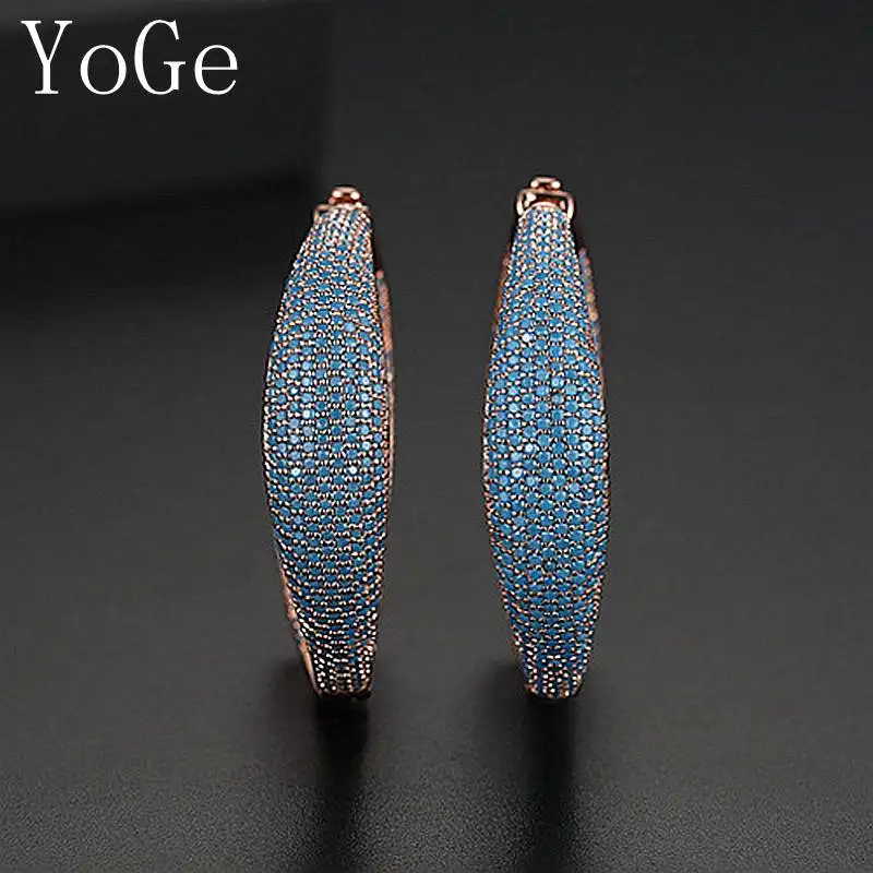 YoGe statement Wedding&Party Jewelry,Fashion Sweet classical AAA Cubic Zirconia Pave Rine drop Earrings,ED099