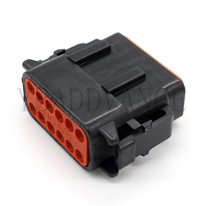 DTM Deutsch 12 контактный разъем Черный B Keyway DTM06-12SB