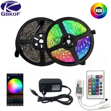5 м 10 м водонепроницаемый светодиодный RGBW RGBWW RGB ленточный светильник SMD 5050 светильник с дистанционным управлением адаптер питания RGB Fita ленточная лампа светодиодный комплект лент