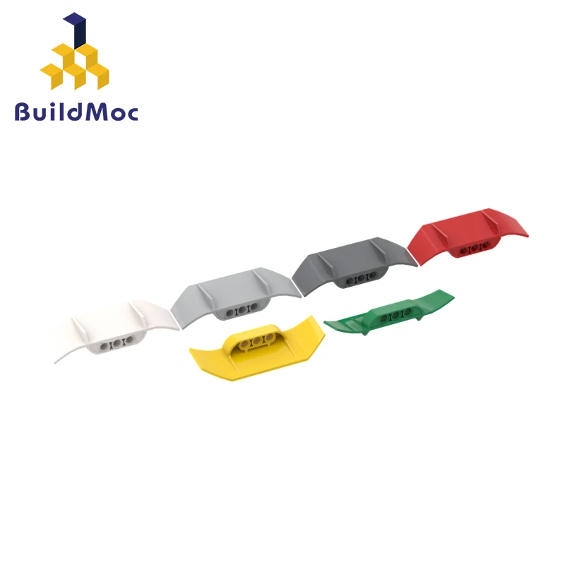 BuildMOC 61073 9 9x3x1 8 бортовой Спойлер 3x8 с тремя отверстиями для строительных блоков