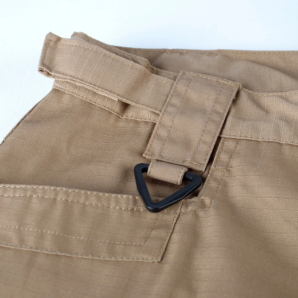 Men's Pants Khaki Cargo Short Pants 10 Pockets Cargo Pants For Men