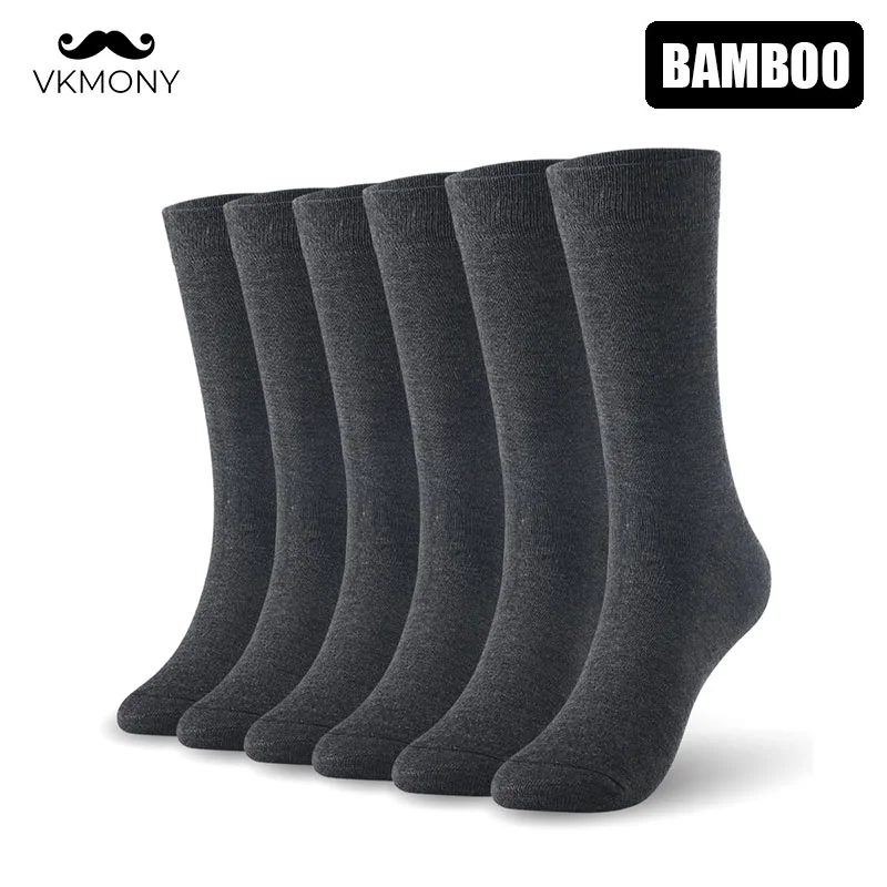 Для мужчин Носки с высоким голенищем из бамбукового волокна деловой человек