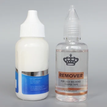 방수 가발 본딩 접착제, 레이스 가발, 토피, 레이스 프론트 헤어 시스템용, 화이트 레이스 가발 접착제, 1.3 Oz 38ml