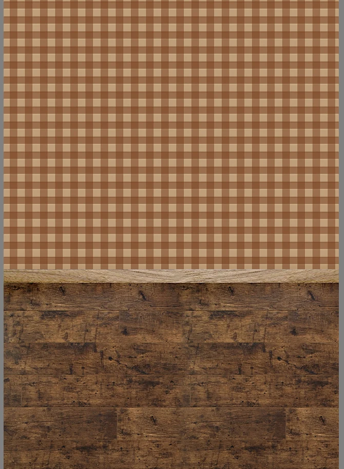 5x7FT Old Brown Checkers Cloth Wall Wood Timber Floor Custom Photo Studio Backdrop Background Vinyl 220cm x 150cm | Электроника