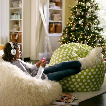 

New Lazy Bean Bag Sofa Plush Cover Soft Lounger Chairs seat living room furniture Without Filling Beanbag Beds lazy seat home