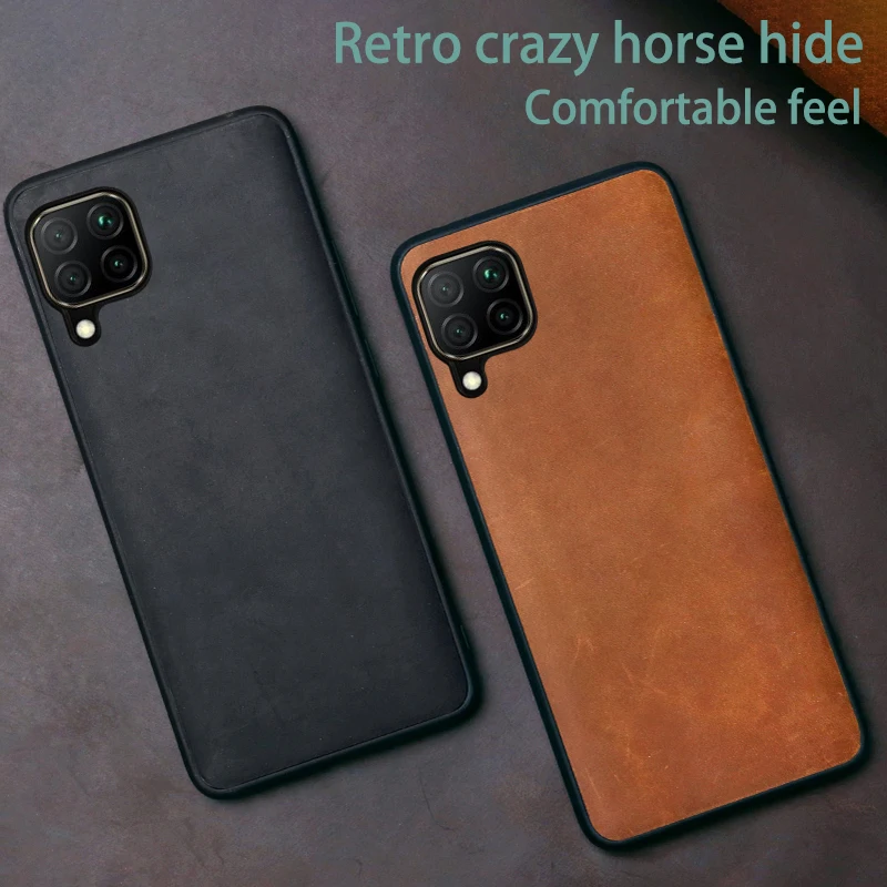 Кожаный чехол для телефона Huawei P40 Lite P30 P20 Mate 30 20 Nova 5T P Smatr Honor 8X 9X 9 10 10i Pro 20i Crazy Horse Skin |