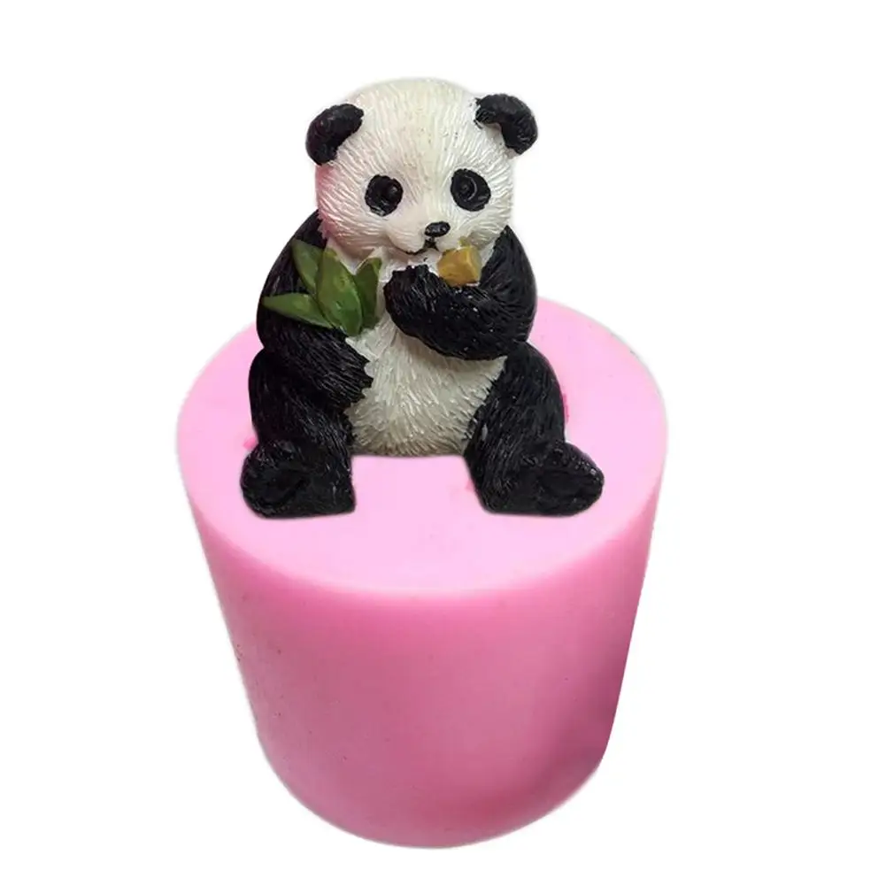 3D Panda Silicone Mold Cake Chocolate Furnishing Articles Fondant Decorating Tools Soap Molds | Дом и сад