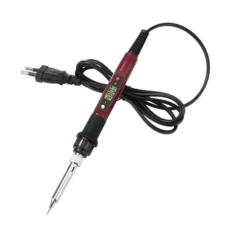 b Цифровой дисплей постоянная температура регулируемая паяльник сварочная ручка - Цвет: b
