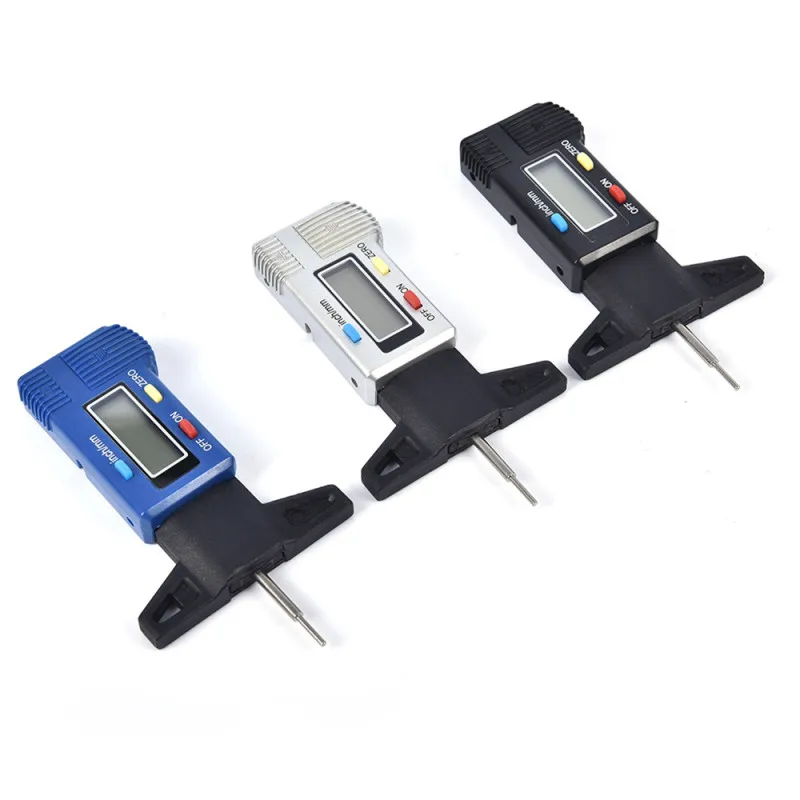 1PCS Car Digital Tyre Tire Thickness Detection Tool Auto Gauges Tread Brake Pad Shoe Tire Monitoring System Car Accessories