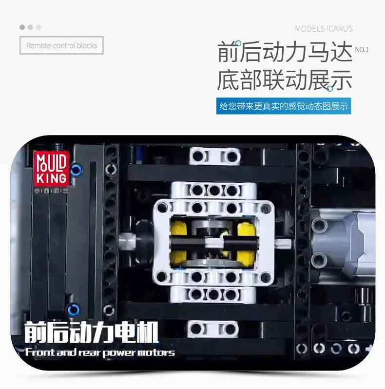 13073 Technic набор синий супер гоночный автомобиль строительные блоки кирпичи совместимые AGM C63 MOC 6687 игрушки для детей подарок