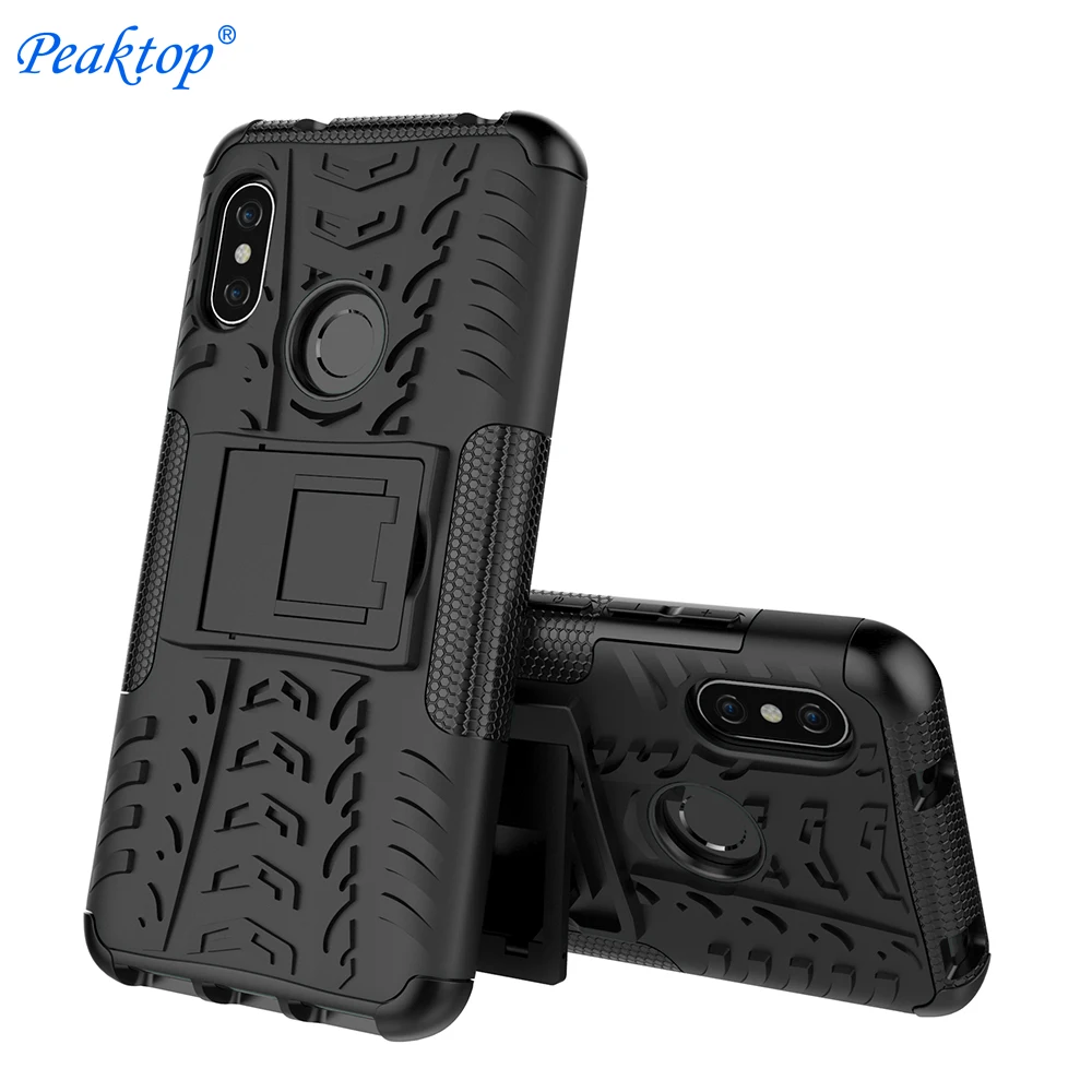 

Cases For Xiaomi Redmi 6A 6 Pro Mi 8 6X A2 Lite S2 Note 6 Pro Phone case Armor Back Cover Redmi 5 5A Plus 4X Soft TPU+PC Coque