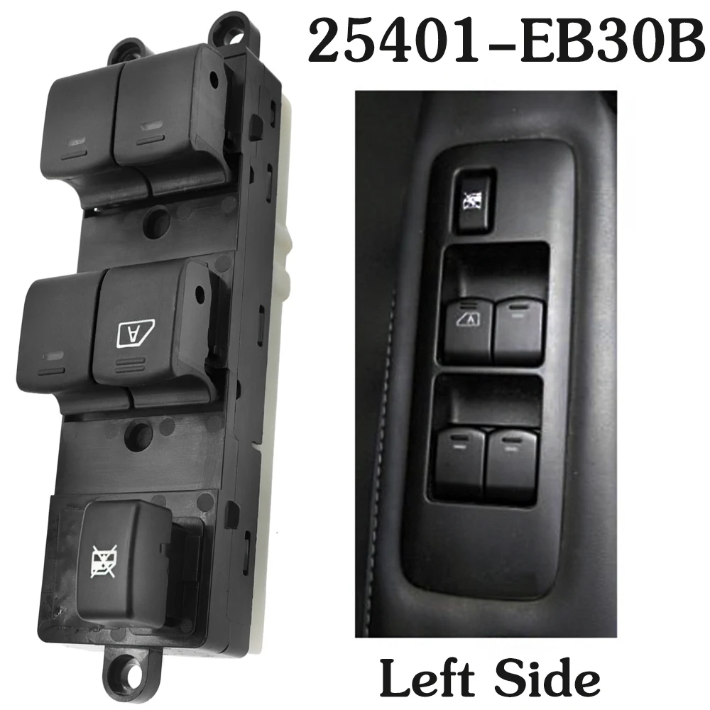 Электрический стеклоподъемник 25401 EB30B Master переключатель для Nissan Navara Qashqai Pathfinder