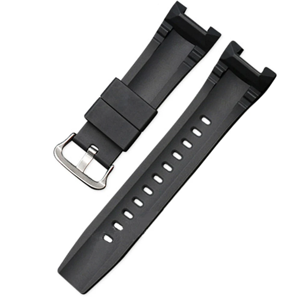 Сменный ремешок для часов, совместимый с CASIO GST-B110/GST-B200/GST-W110/GST-W300/GST-S110/GST-S300/GST-410 - Цвет ремешка: Black