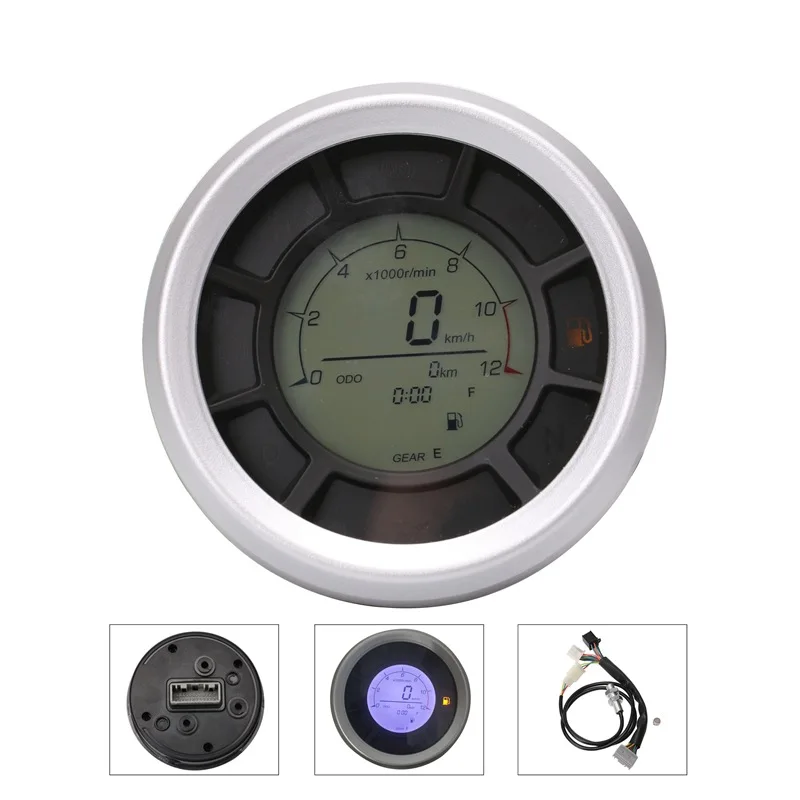 

LCD with Numbers 95 Size Odometer Speedometer Universal Motorcycle Instrumentation Velocity Metre Wholesale Supply Refit Accesso