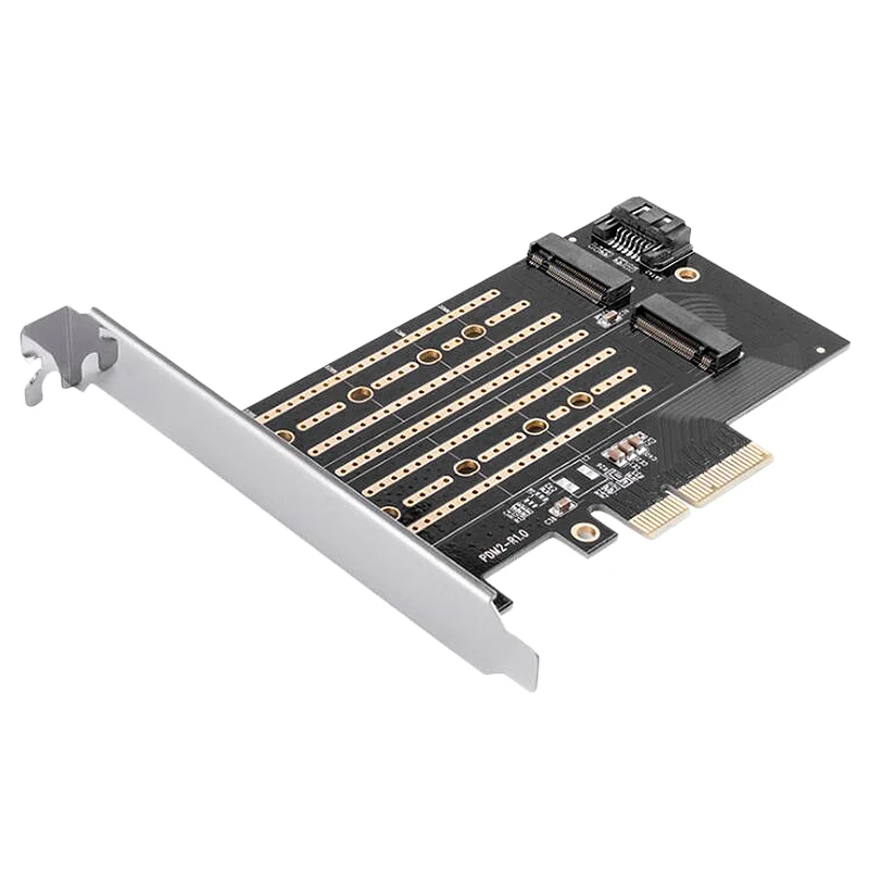 M.2 NVME к PCI E 3 0 X4 карта расширения два канала порта Поддержка и SATA протоколы 4 ТБ