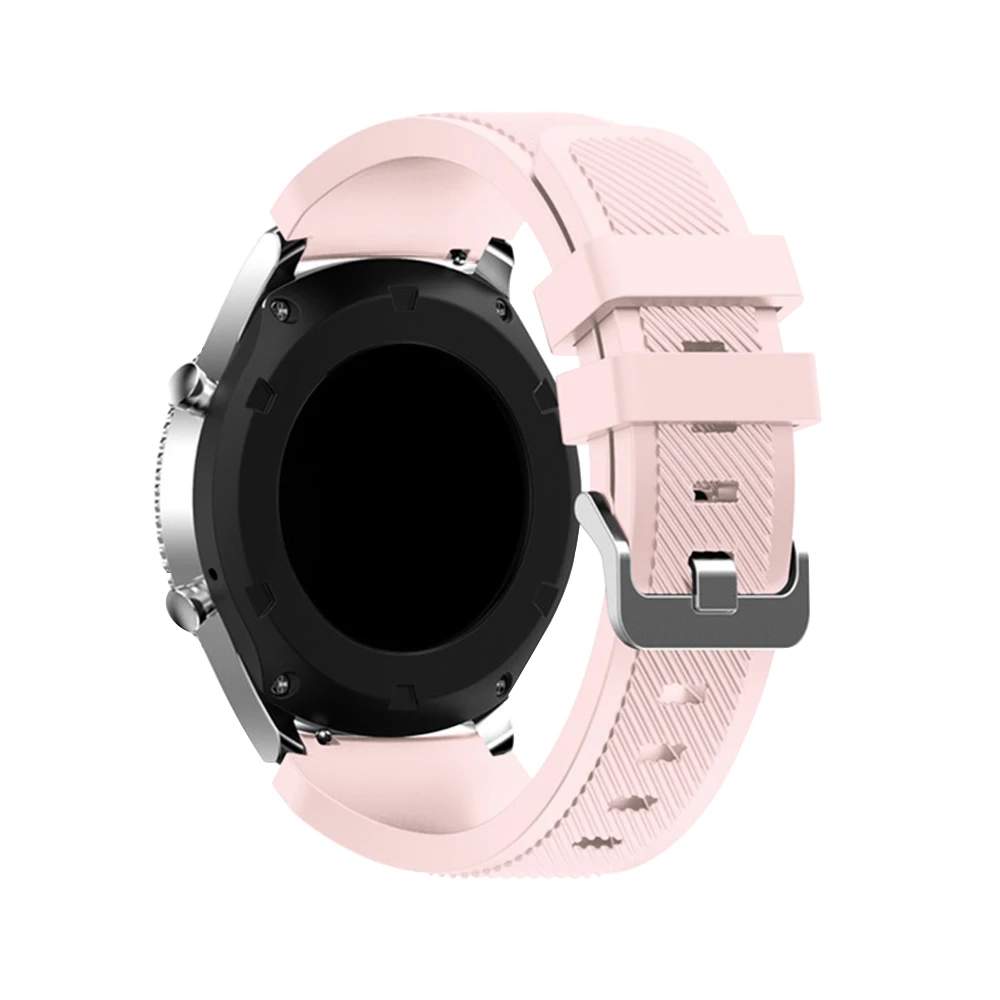 Часы EIMO Galaxy watch 46 мм для samsung gear S3 Frontier ремешок huawei watch gt active 2 ремешок 22 мм браслет 42 мм S2 S4 - Цвет ремешка: pink sand