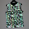 Summer Men's Sets Mushroom Print Reflective Tank Top Elasticity Breathable Sleeveless TShirt Sportswear Shorts Joggers tracksuit 6
