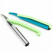Men's shaver 2 Colors Folding knife & Barber Straight Edge Razor High Quality Shaving & Hair Removal Shaving Razor Knife
