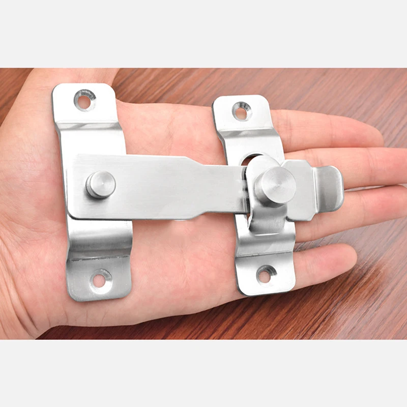 1 шт. шкафы пряжки защелки болты серебро безопасности безопасный нержавеющая