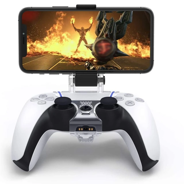 Support à clip pour manette sans fil PS5, pince pour téléphone portable,  support de support d'invite, support réglable pour manette PS5 - AliExpress