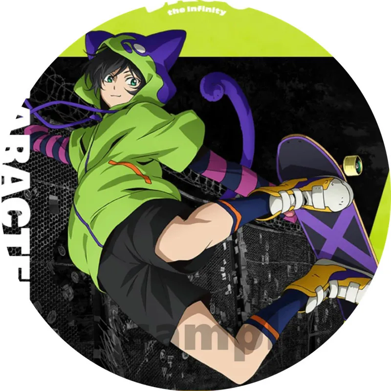 Anime SK8 The Infinity Cosplay Badge Miya RekI Snow Cherry Blossom Brooch Pin Accessories For Clothes Backpack Decoration gift