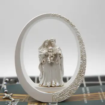 

Holy Family Catholic holy resin desk ornaments ornaments wedding gift family prayer Jesus taught