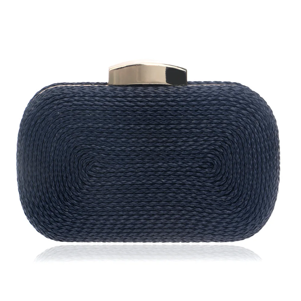 Navy blue LDAJMW вечерний клатч для женщин s Bling конверт клатч кошелек для свадьбы и вечерние Модные женские маленькие сумки женские сумки на плечо - Цвет: Navy blue