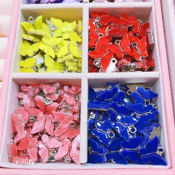

Kpop 10Pcs Cute Butterfly Pendant Resin Jewelry Accessories Wholesale DIY Earring Jewelry Making Supplies Earring Findings