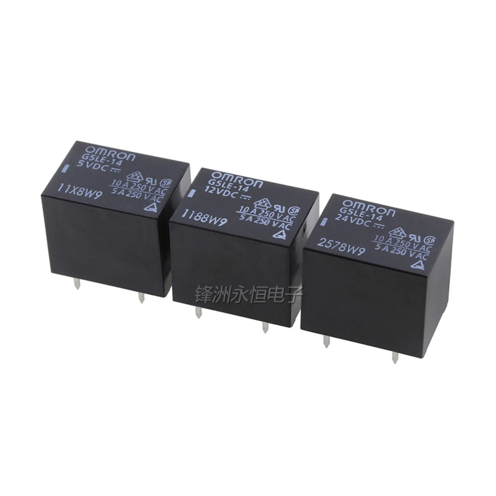 2 шт./лот реле G5LE-14-5VDC 12VDC 24VDC T73 10A 5PIN | Обустройство дома