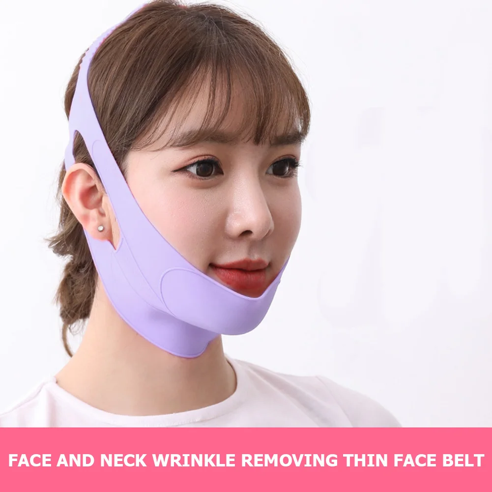 Silicone Face Slimming Bandage V-Line Lift Up Cheek Chin Neck Slim Belt Facial Slimming Bandage Beauty Face Skin Care