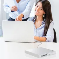מחשב נייד כונן אופטי נייד DVD USB מהיר חיצוניים יוניברסל 24X CD מקליט נגן מבער עבור מחשב נייד PC (5)