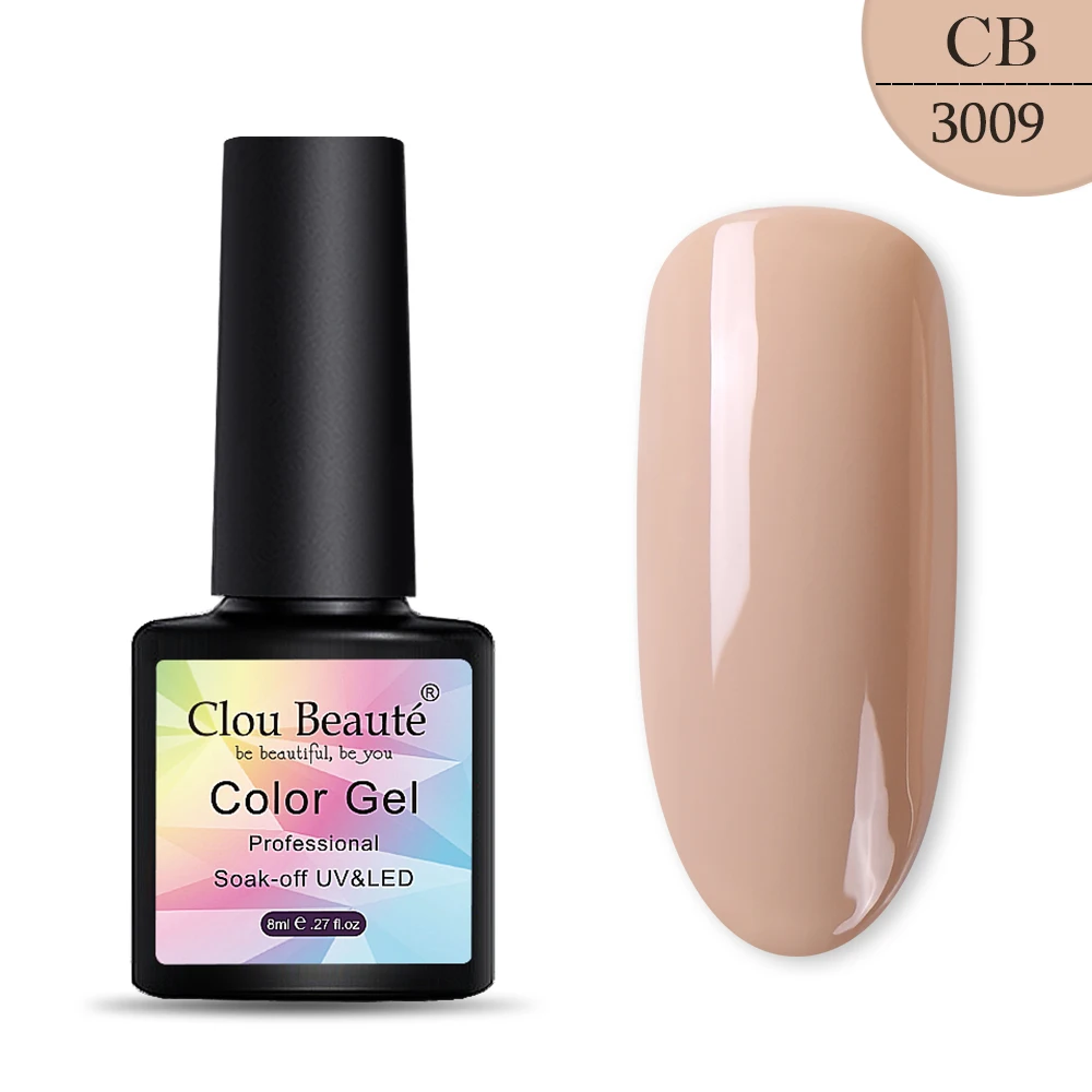 3009 Clou Beaute 130 цветов 8 мл Гель-лак праймер Гель-лак замачиваемый УФ светодиодный Гель-лак для ногтей Lucky Nail paint Гель-лак - Цвет: 3009