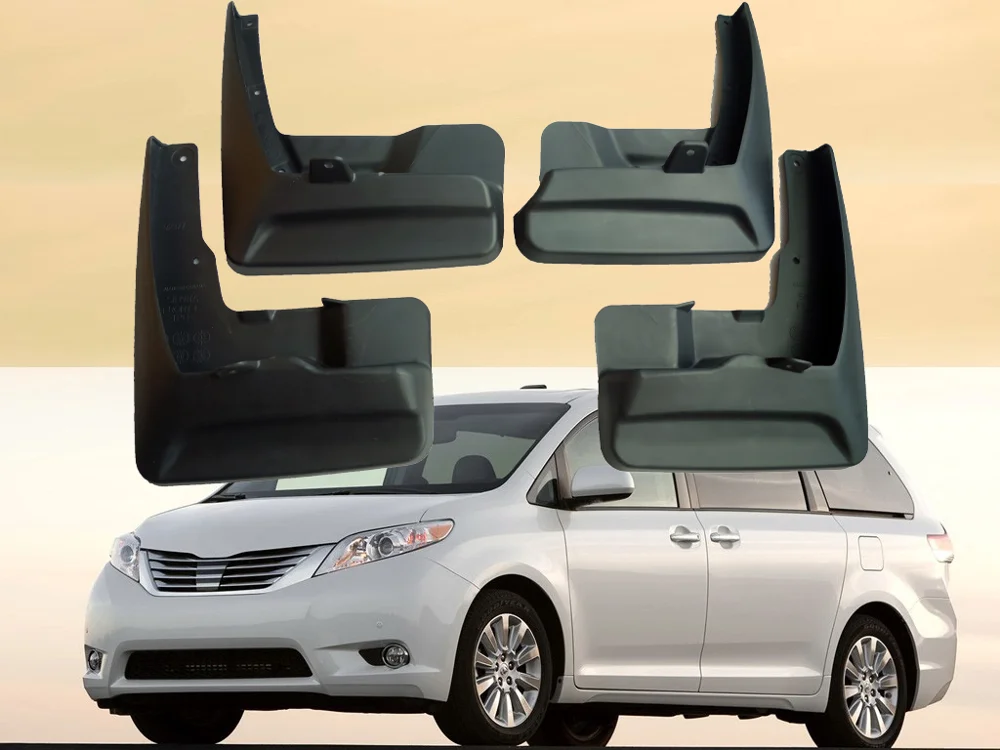 

For 2011-2019 TOYOTA Sienna mud guards car Mud Flaps Fender splash guard Sienna mudguards Sienna mud flap 4PCS