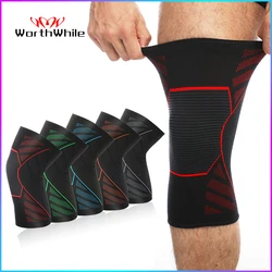 WorthWhile 1 PC Elastic Knee Pads for Sports Gym Fitness Gear Nylon Kneepad Brace Running Knee Protector Volleyball Support