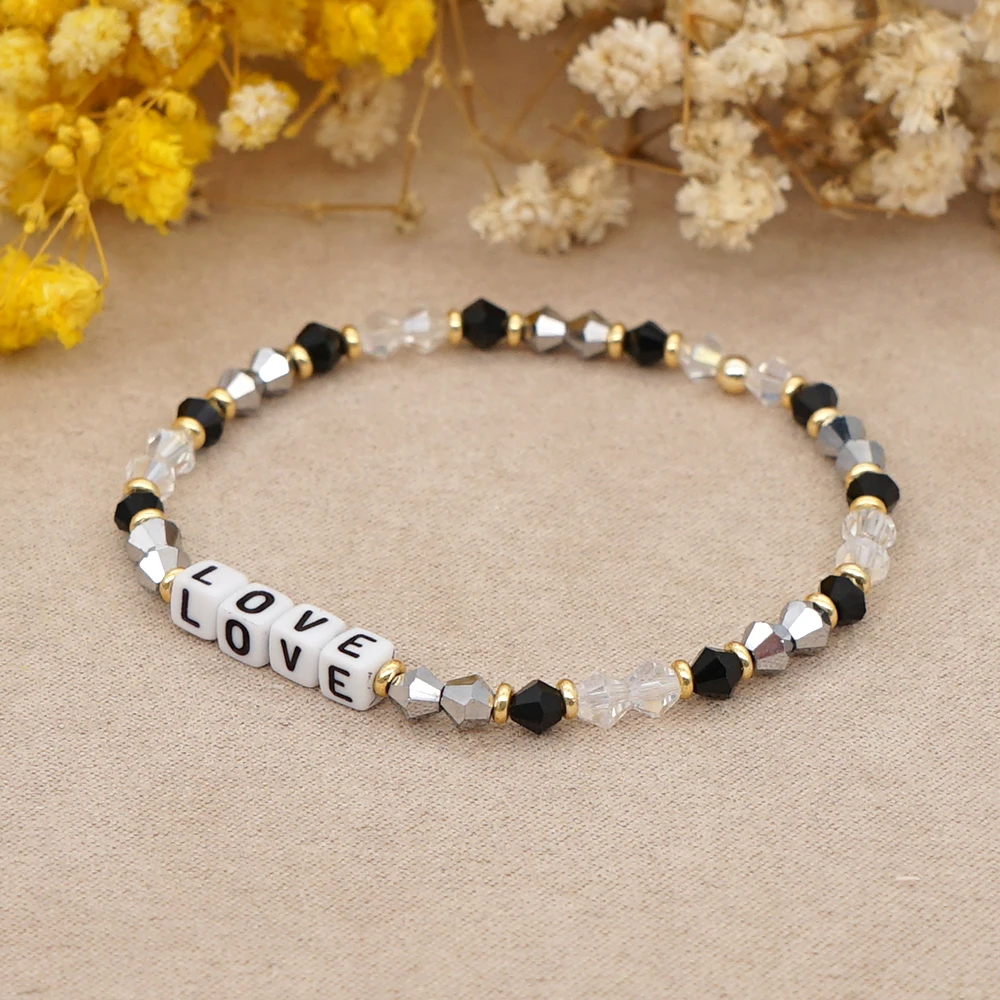 Go2Boho Quartz Crystal Beaded Bracelet Summer Jewelry Beads