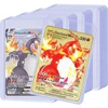 Pokemon Transparent Card Sleeves Playing Game Album Pokémon Map Collectors Alone protection Holder Folder Loaded List toys 1