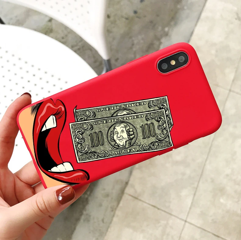 Модный Забавный чехол для iphone 8, 6, 7, 6s plus, X, XS, XR, XMAX 11, 11pro, 11max - Цвет: 7484