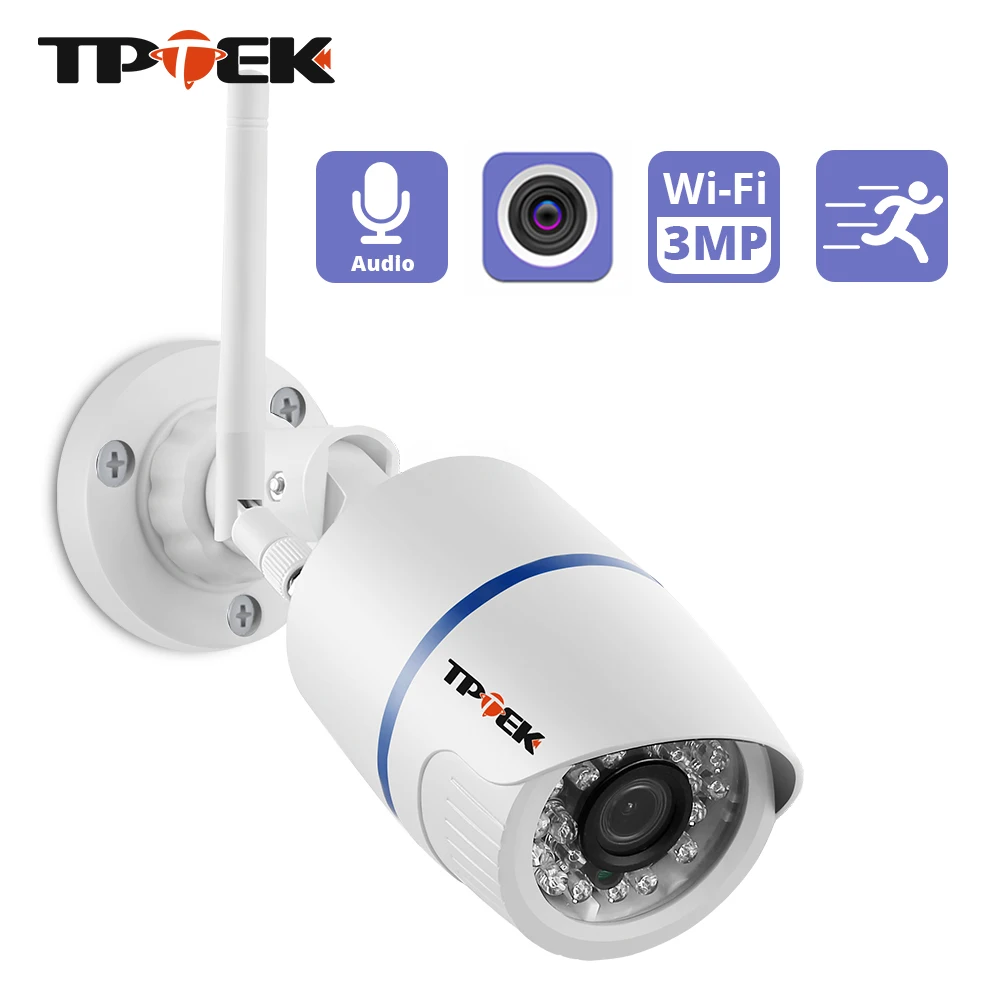 IP камера HD 1080P уличная Водонепроницаемая с поддержкой Wi Fi 3 Мп|Камеры