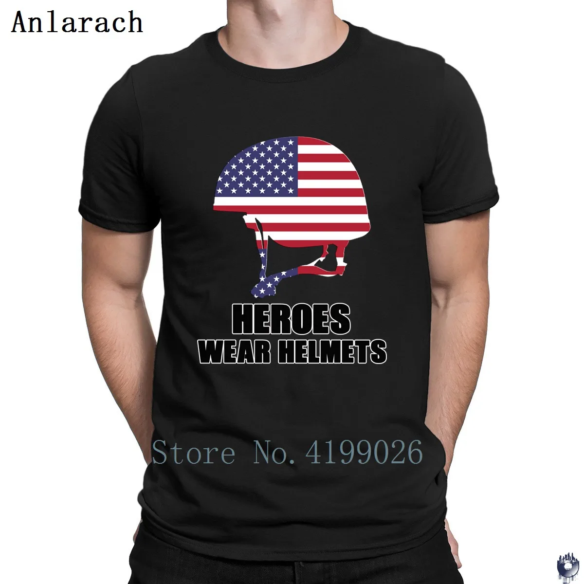 

USA PATRIOTS HEROES WEAR HELMETS T shirt slogan Printing best size S-3xl men's T shirt Costume Top Quality Letters