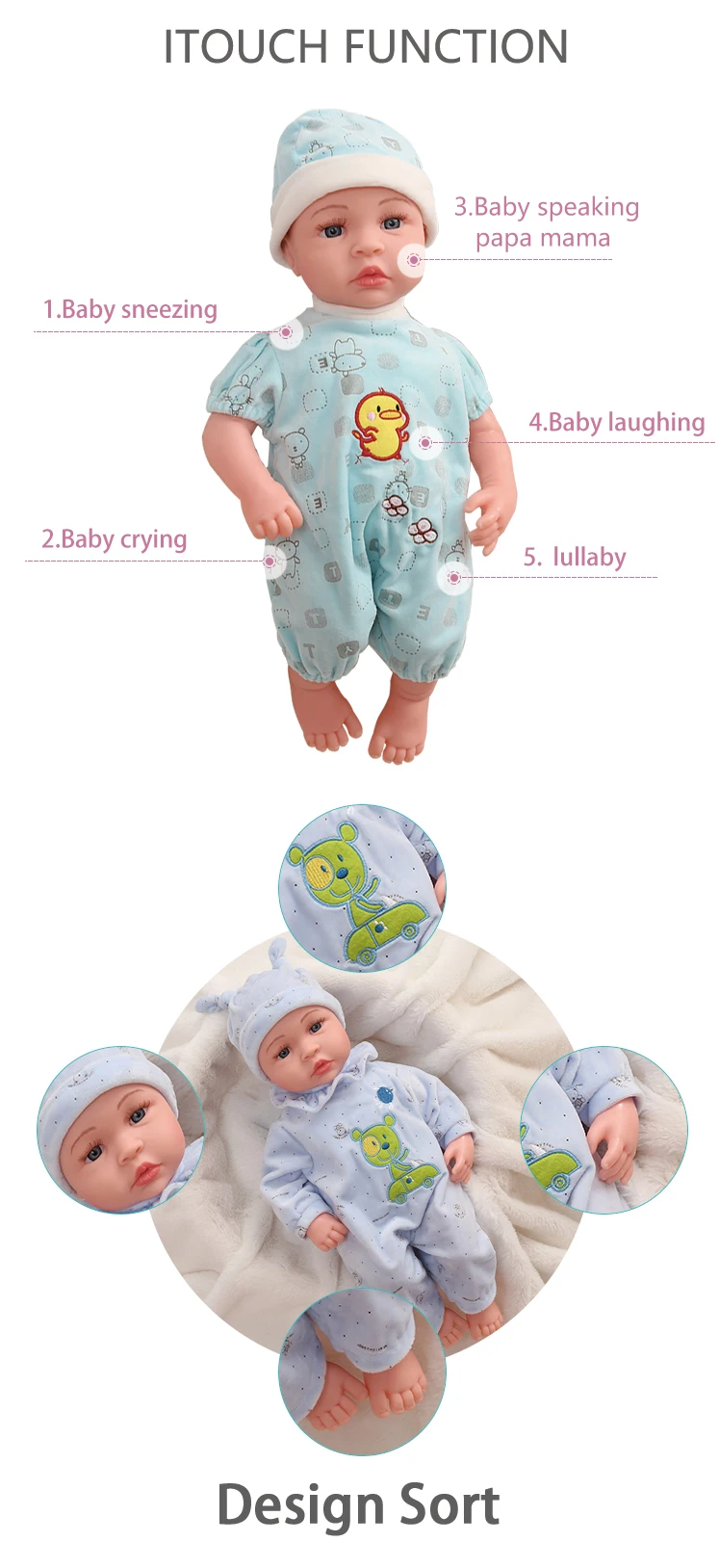 Мягкая плюшевая игрушка baby bebe reborn de silicone real Mamas& Papas кукла Плачущий ребенок Кукла Реалистичная кукла brinquedo Menina