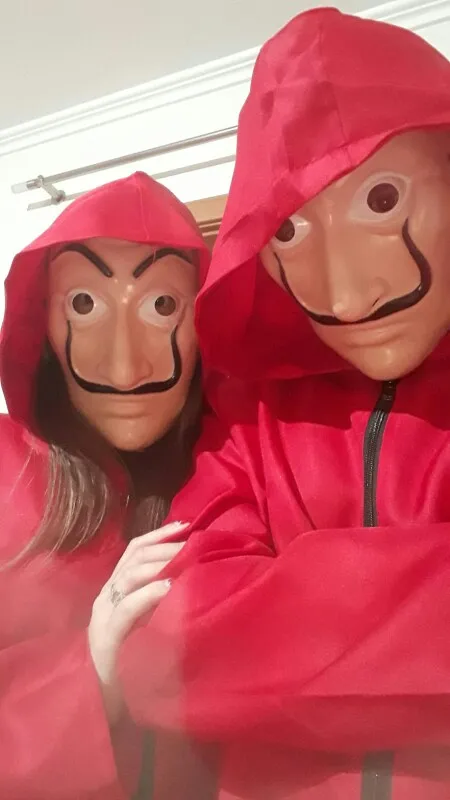 Косплей, Salvador Dali kostumum, La Casa De Papel, yultezi, Parti, Karnaval, Beyler, kostumuleri, yetisqukin, chocuk