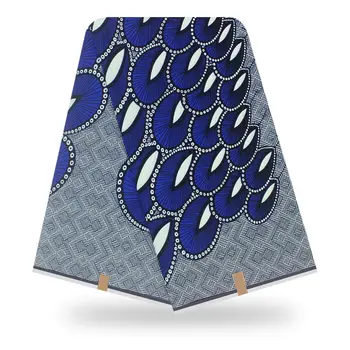 

Most fashion party apparel wax mateiral African veritable cotton wax fabric for garment SWV593(6yards/lot)