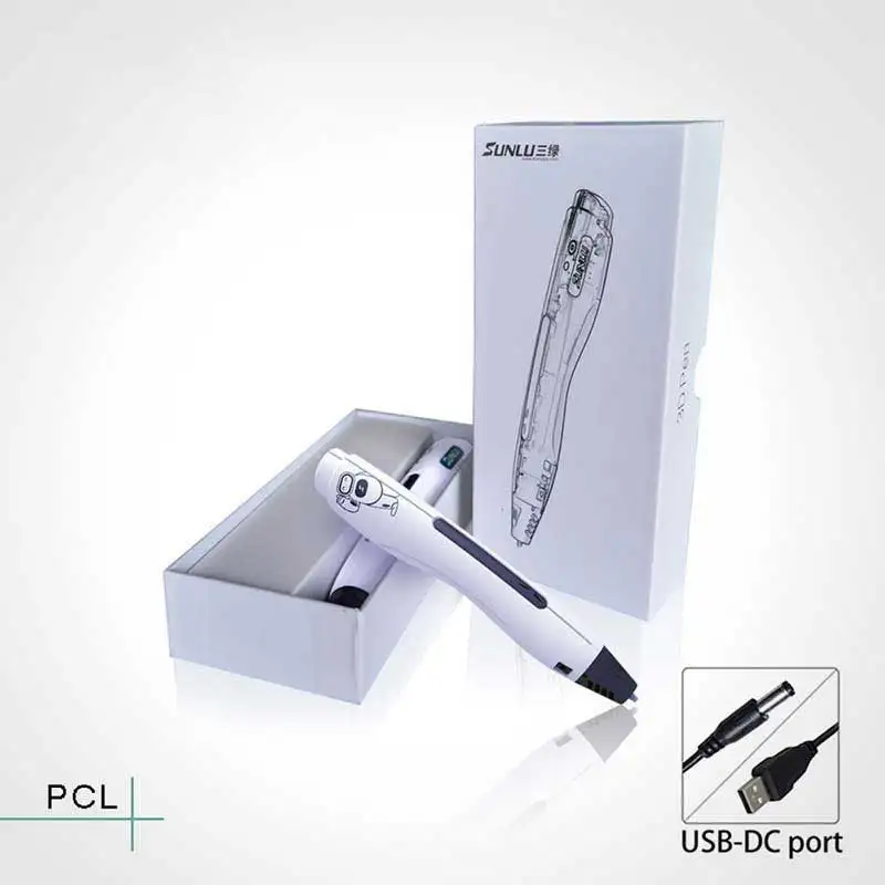 SL-400A 3D печать Ручка Поддержка 1,75 мм низкая температура PCL нити детей Scribble 3D ручки Исследуйте интеллектуальные игрушки
