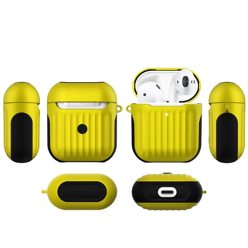 Hard Protective Case Anti-scratch Cover Shell for Apple Airpods 2 Earphones Kit